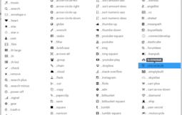 Large font-awesome icon library in DNN